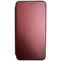 Чехол-книжка для Xiaomi Redmi Note 9 Pro Crimson (Малиновая)