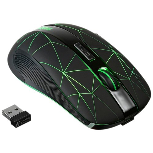 Беспроводная мышь Oklick 975GW Swamp USB оптическая Black (Черная) 2