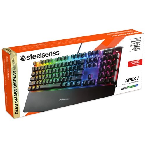 Клавиатура SteelSeries Apex 7 (Red Switch) Gamer USB Black (Черная) 10