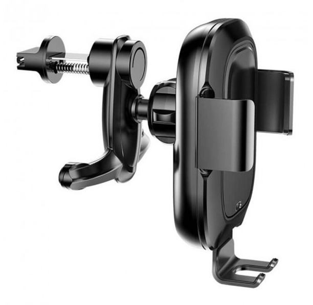 Автомобильный держатель Baseus Smart Vehicle Bracket Wireless Charger (Black) WXZN-01 2
