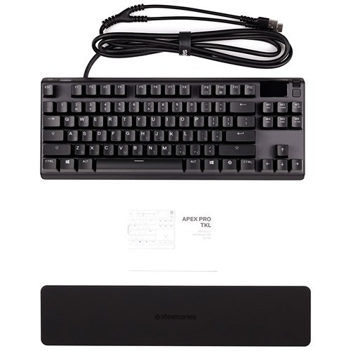 Клавиатура SteelSeries Apex Pro TKL Gamer USB Black (Черная) 8
