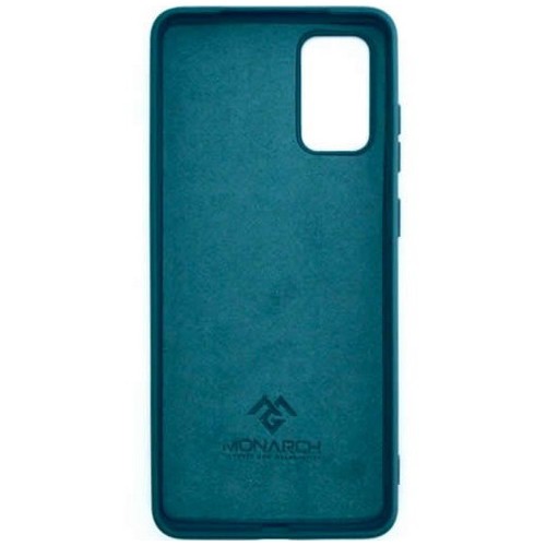 Силиконовая накладка для Samsung Galaxy S20+ Monarch Premium без лого Green (Зеленая) 2